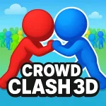 Crowd Clash 3D Logo